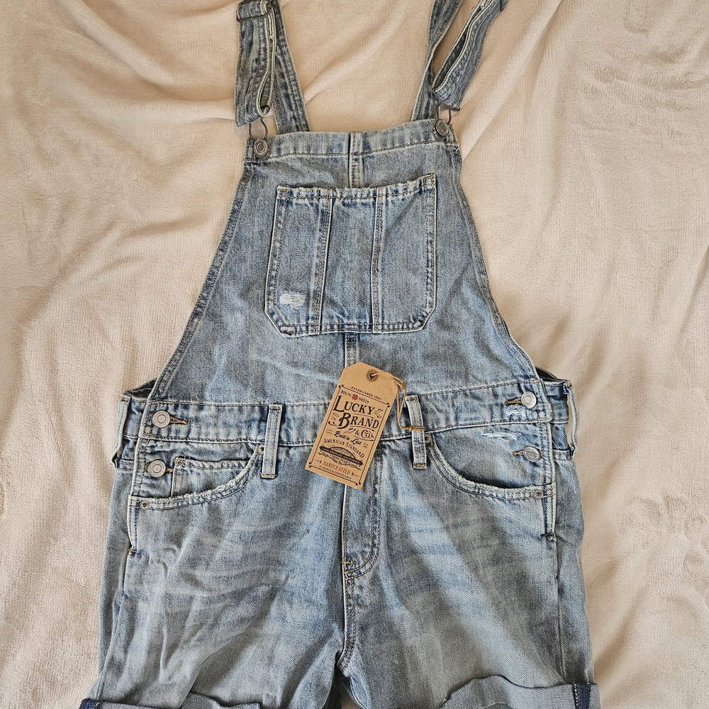 Lucky Brand Blue Denim Overalls